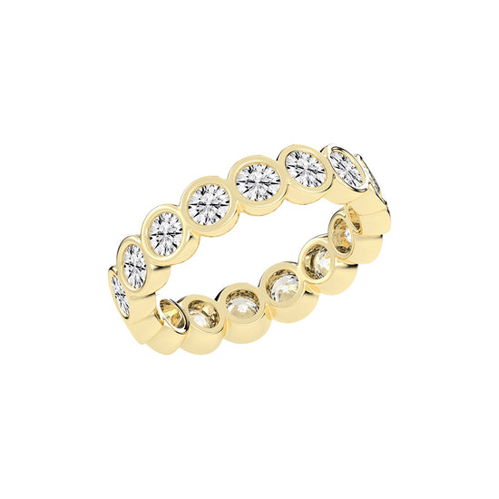Dazzelle Bezel Set Lab Diamond Ring
