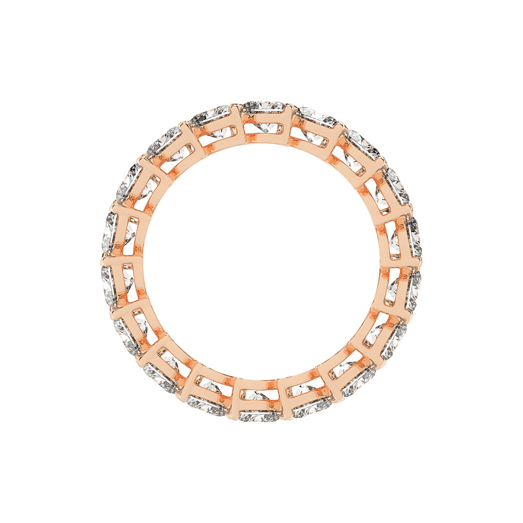 Stelline Heart Shape Eternity Lab Diamond Ring