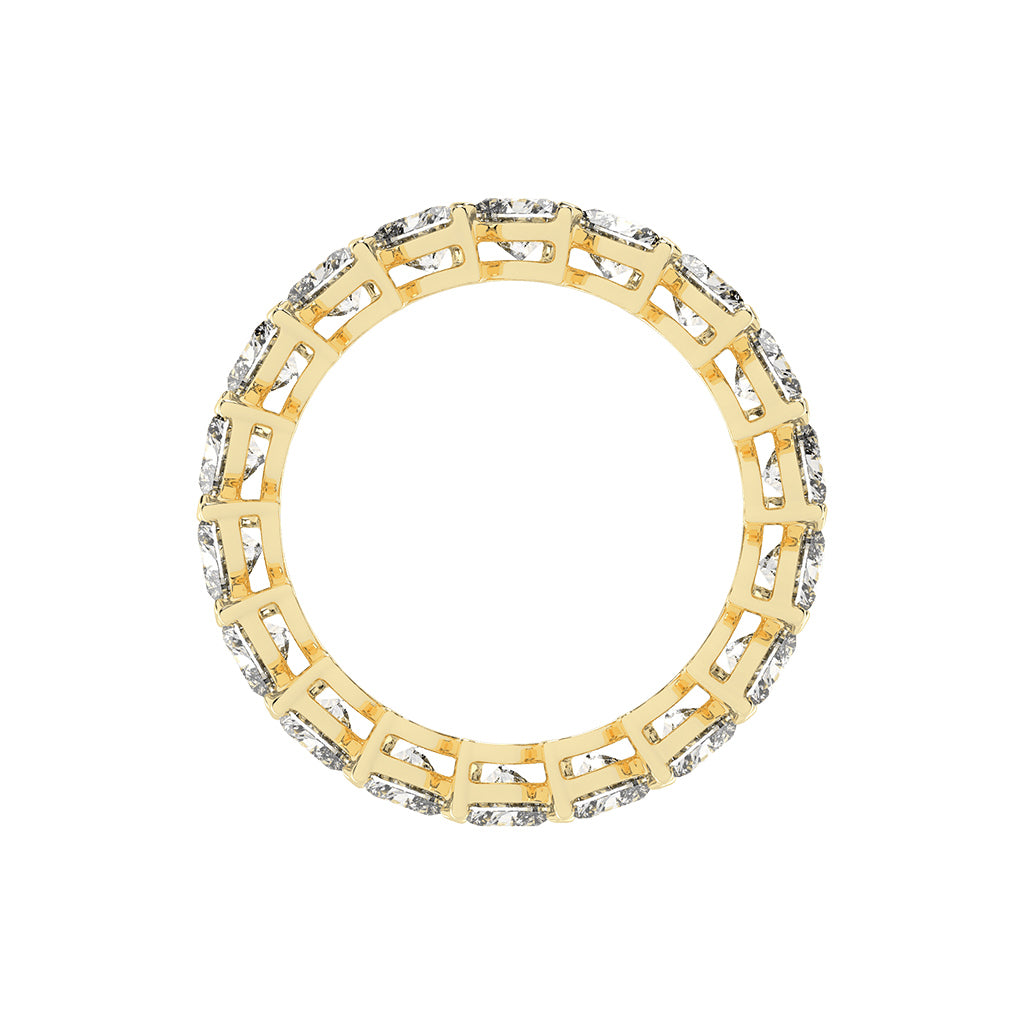 Stelline Heart Shape Eternity Lab Diamond Ring