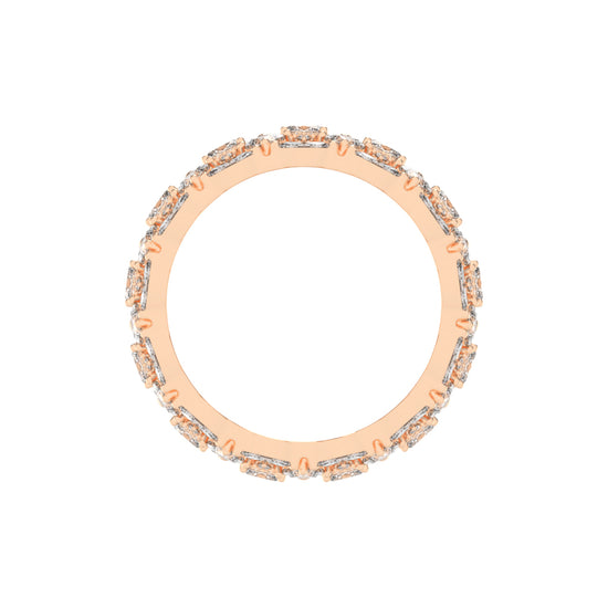 Bagutte Eternity Lab Diamond Ring