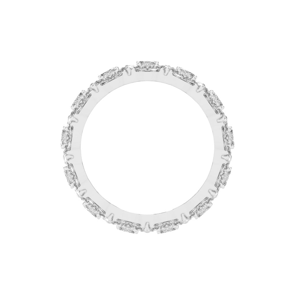 Bagutte Eternity Lab Diamond Ring