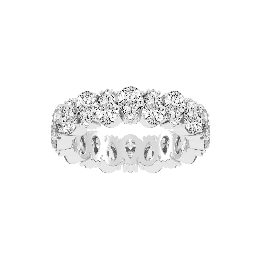 Sorelle Four Prong Pear Cut Eternity Diamond Ring
