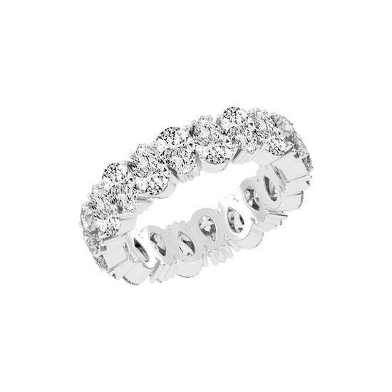 Sorelle Four Prong Pear Cut Eternity Diamond Ring