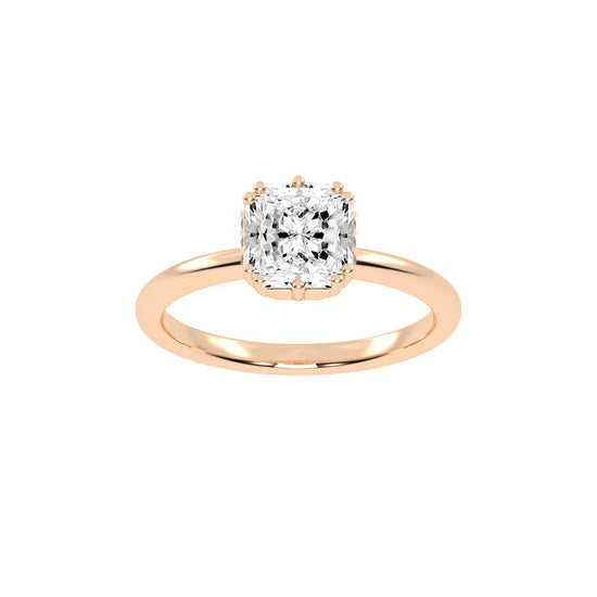 Solatriair Radiant Shape Lab Diamond Ring