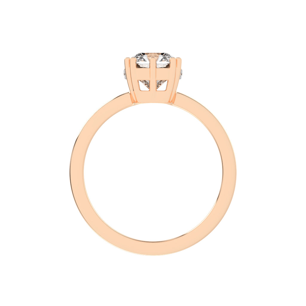 Solatriair Radiant Shape Lab Diamond Ring