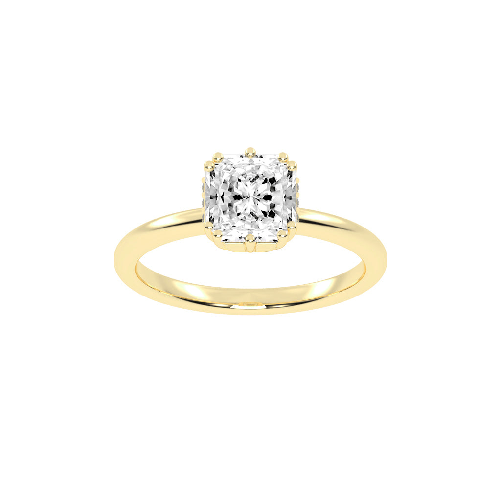 Solatriair Radiant Shape Lab Diamond Ring