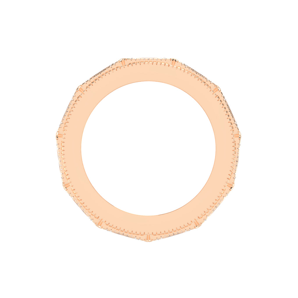 Evoria Radiant Cut Eternity Lab Diamond Ring