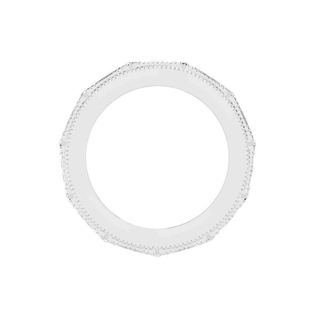 Evoria Radiant Cut Eternity Lab Diamond Ring