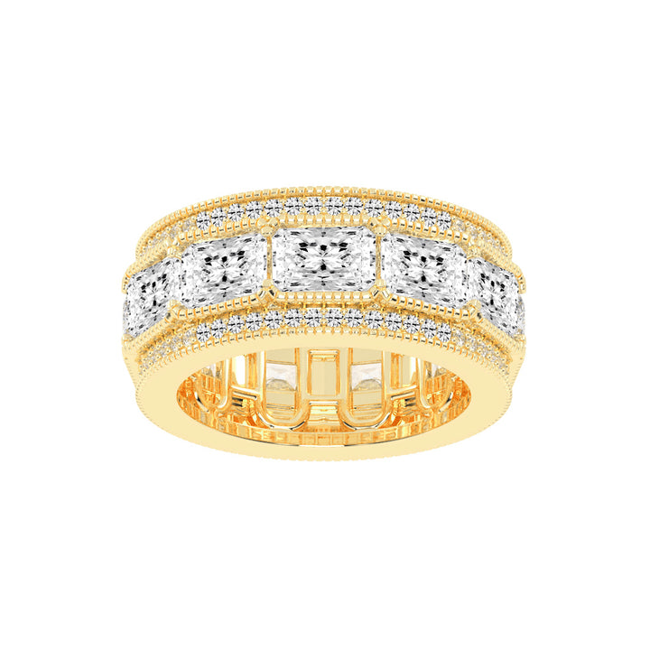 Evoria Radiant Cut Eternity Lab Diamond Ring