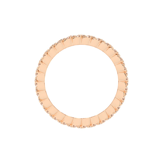 Iselle  Round Cut Eternity Lab Diamond Ring