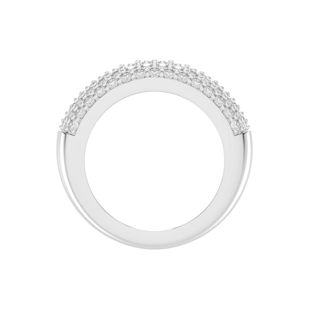 Lustriva Round Cut Cocktail Diamond Ring