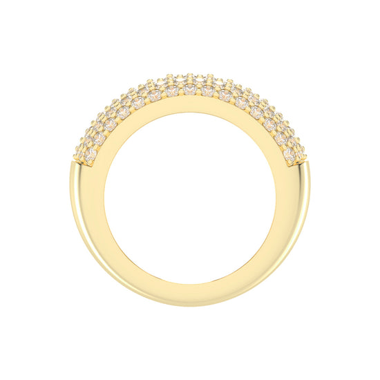 Lustriva Round Cut Cocktail Diamond Ring