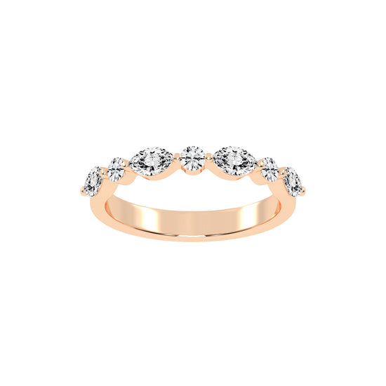Orlena Marquise Cut Eternity Lab Diamond Ring