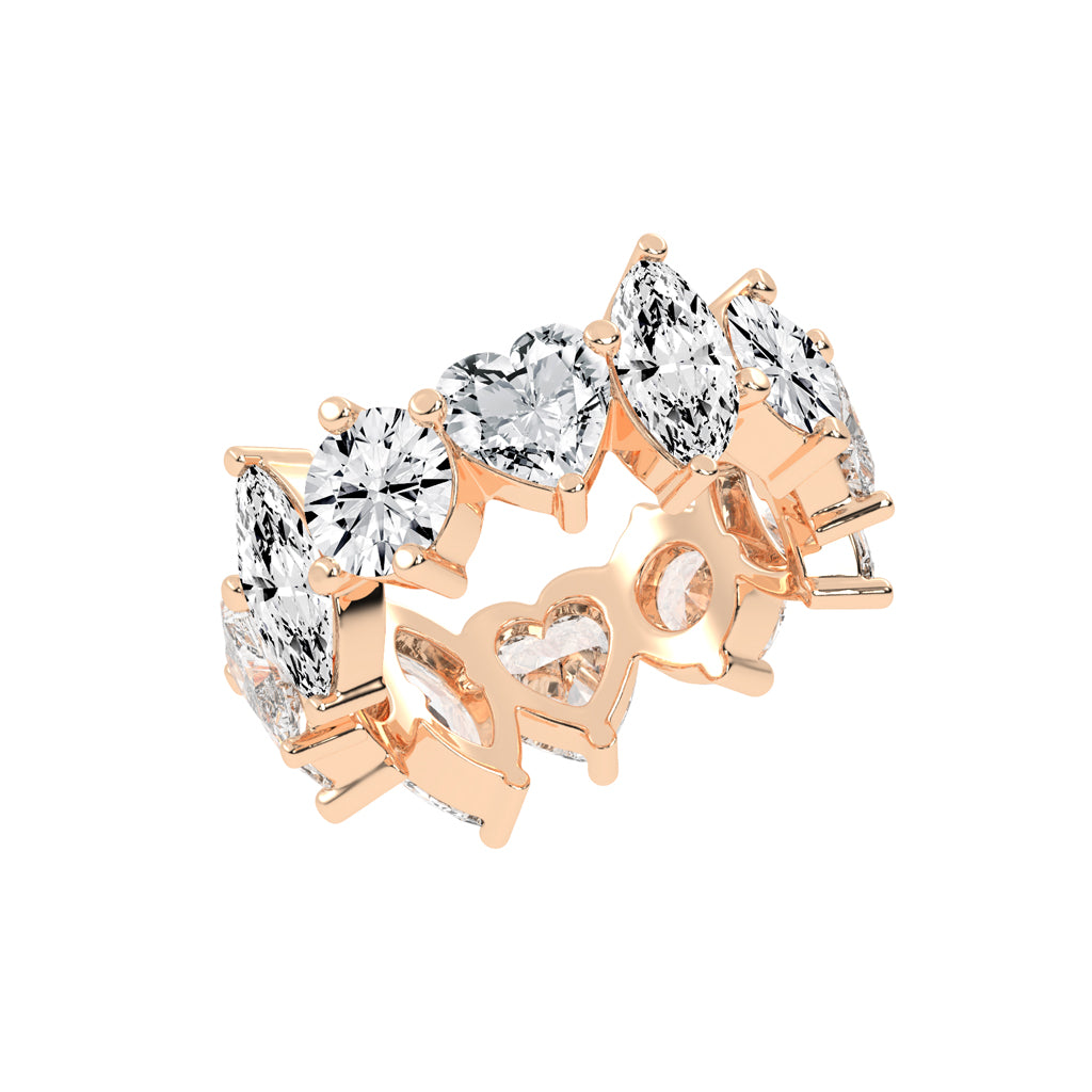 Endura Three Style Four Prong Lab Diamond Ring