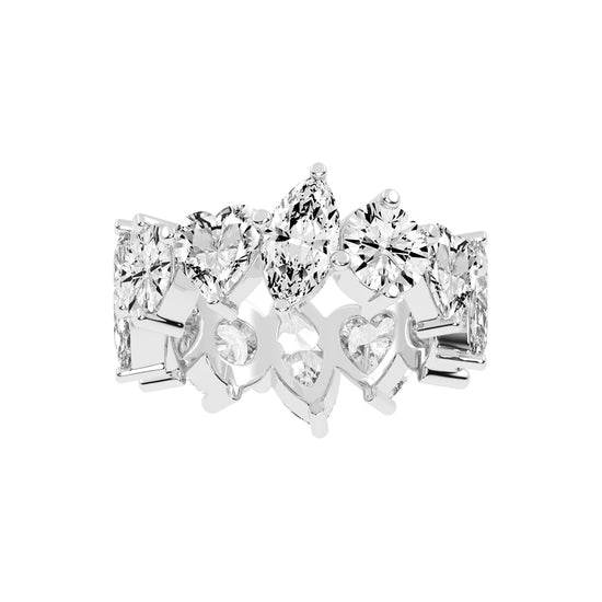 Endura Three Style Four Prong Lab Diamond Ring