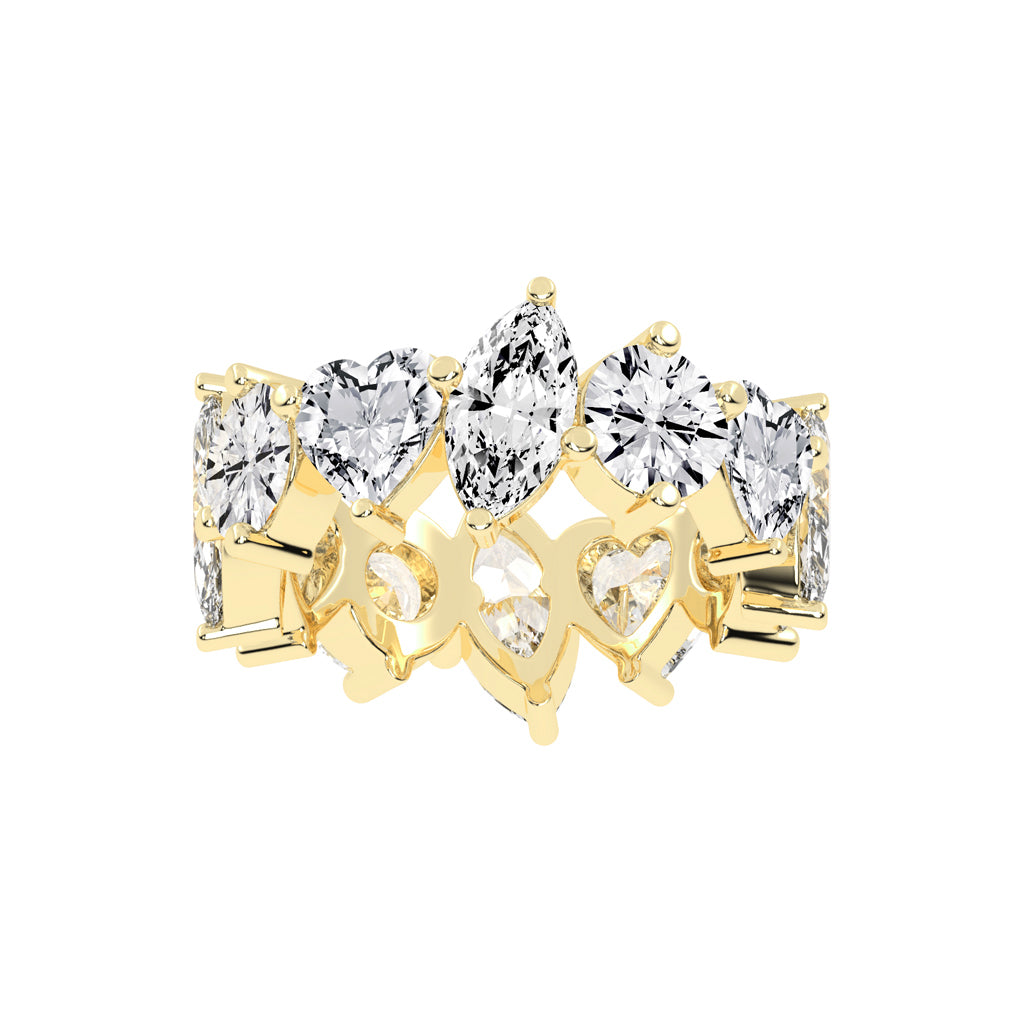 Endura Three Style Four Prong Lab Diamond Ring