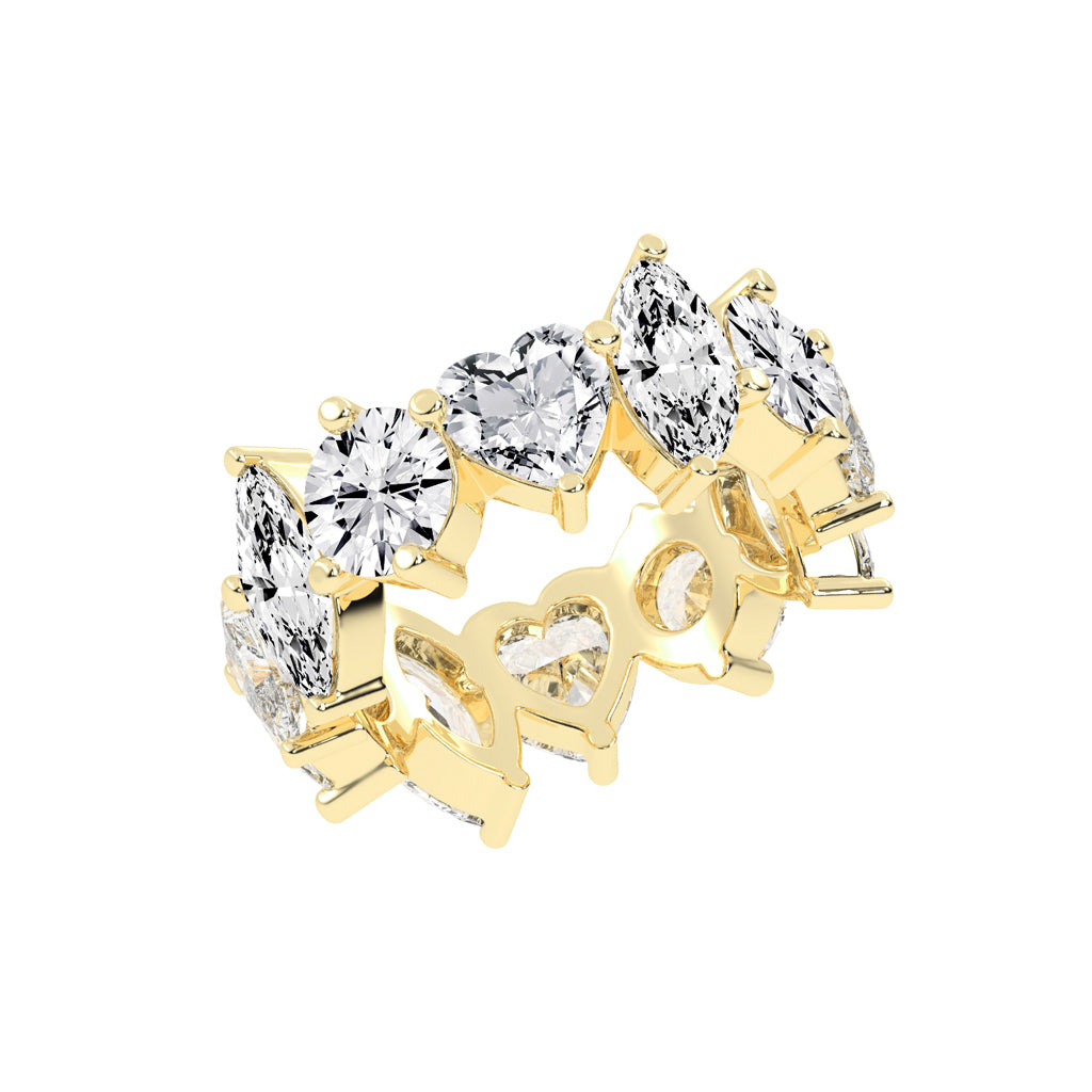 Endura Three Style Four Prong Lab Diamond Ring