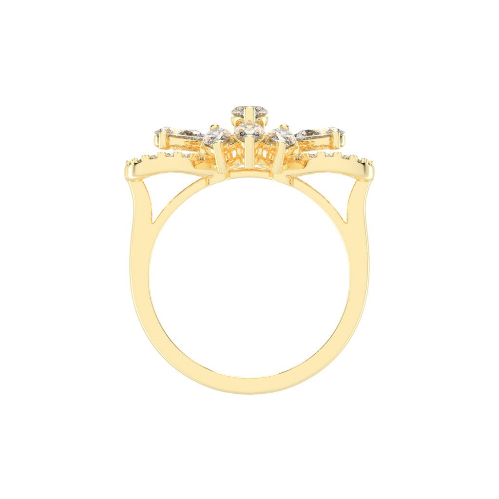 Diaraelle Marquise Cut Classic Lab Diamond Ring