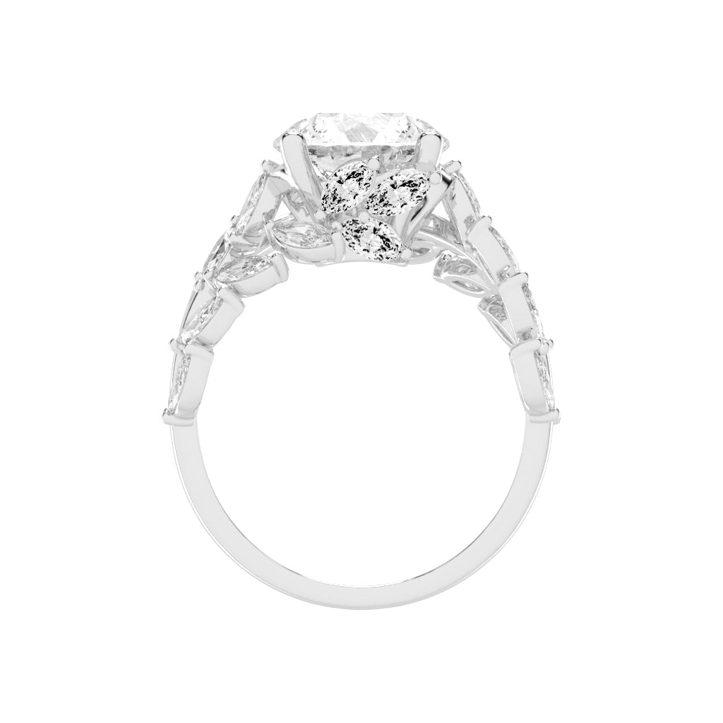 Enclaveon Bypass Round Cut Classic Lab Diamond Ring