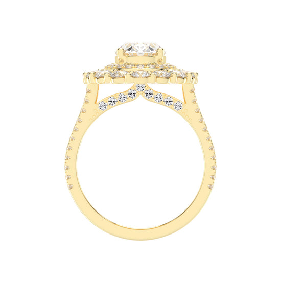 Elixara Round & Oval Cut Daimond Ring