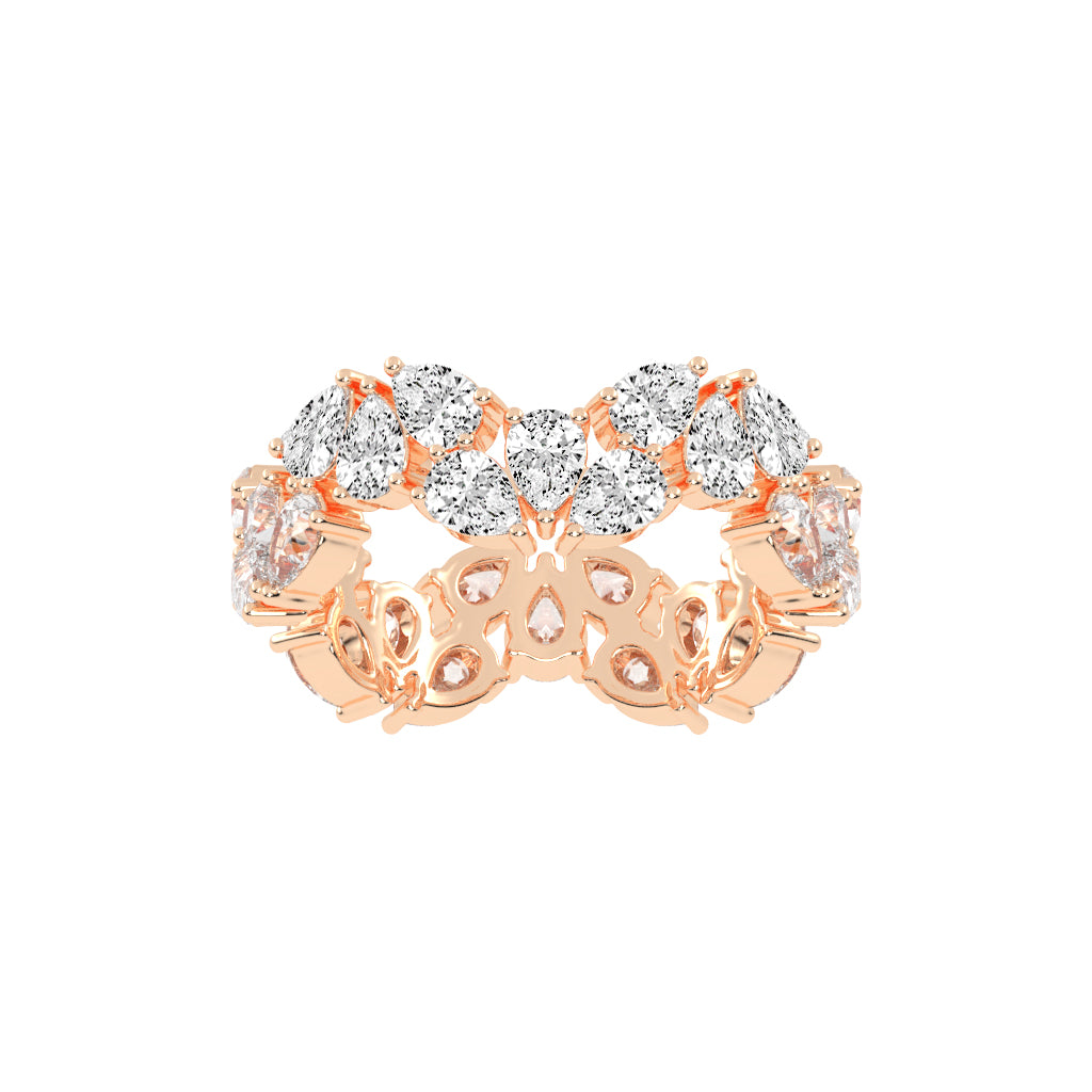 Artisan Bloom Diamond Eternity Ring