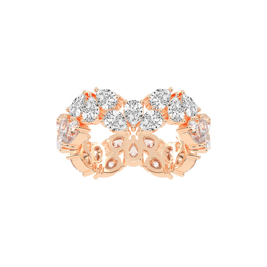 Artisan Bloom Diamond Eternity Ring