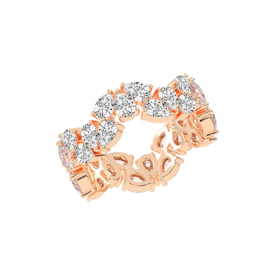 Artisan Bloom Diamond Eternity Ring