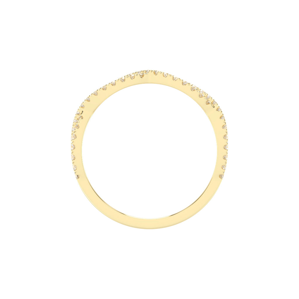 Veritas Round Cut Infinity Eternity Lab Diamond Ring