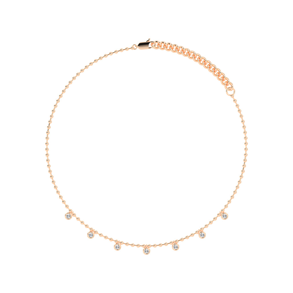 Stellar Drops Diamond Necklace
