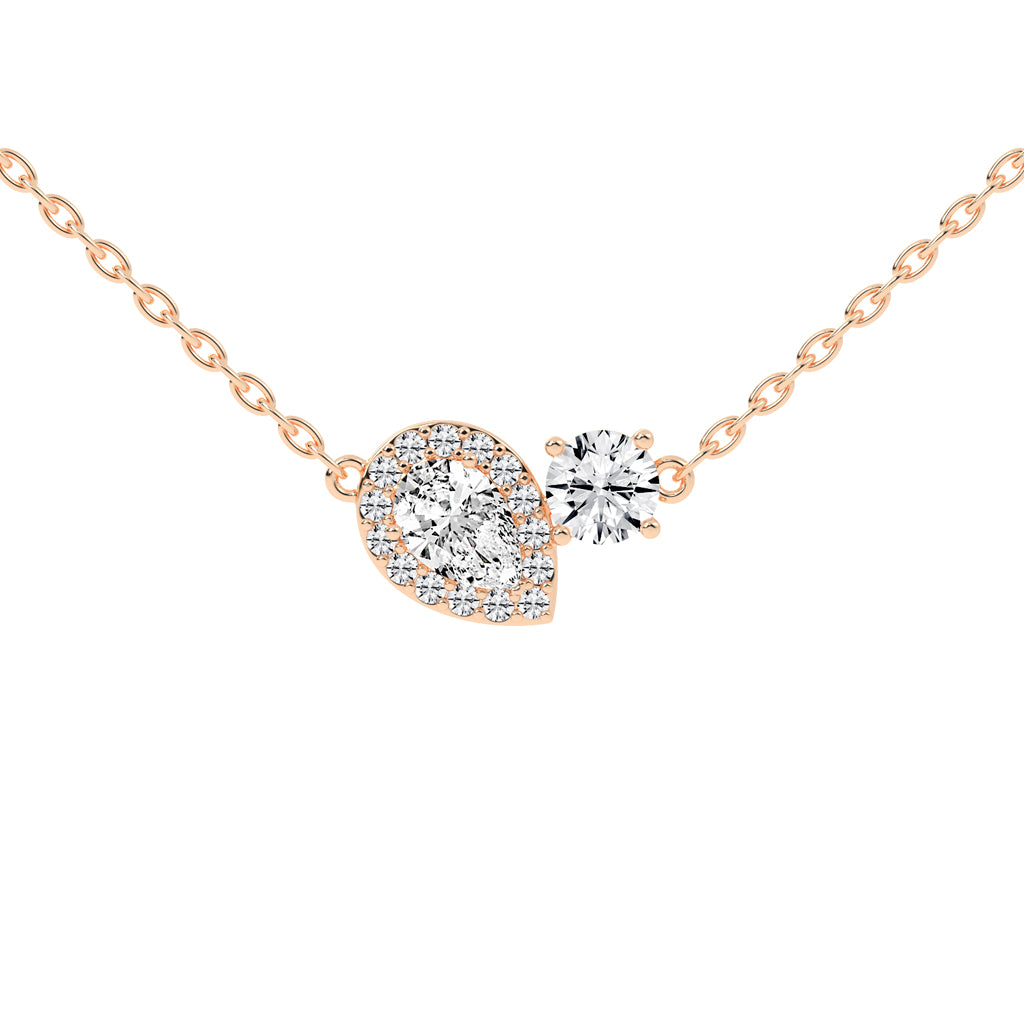 Zelda Friendly Style Round Cut Fancy Lab Diamond Pendant