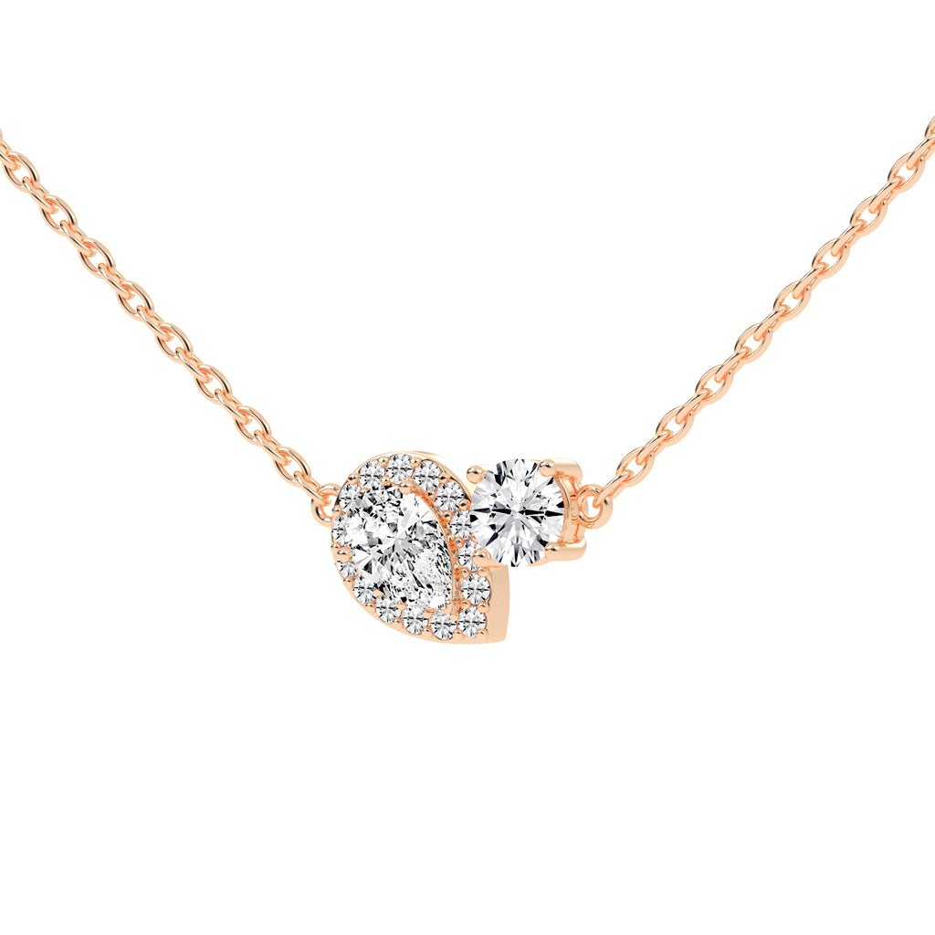 Zelda Friendly Style Round Cut Fancy Lab Diamond Pendant