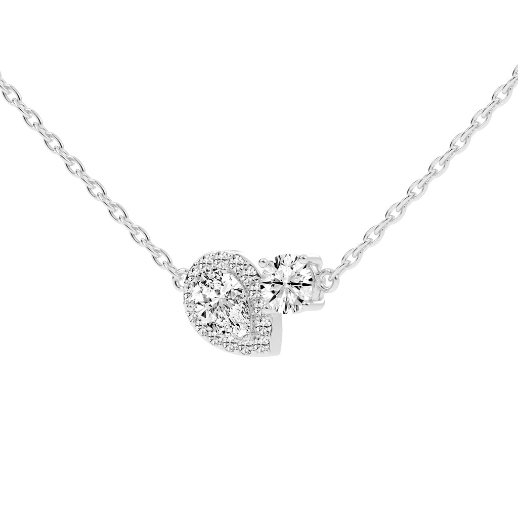 Zelda Friendly Style Round Cut Fancy Lab Diamond Pendant