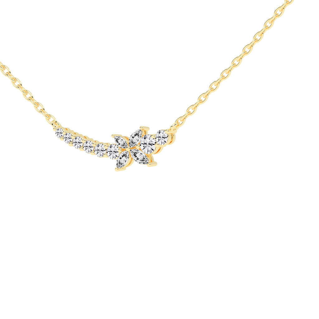 Bella 1.25Ct Butterfly Marquise Cut Fancy Lab Diamond Pendant