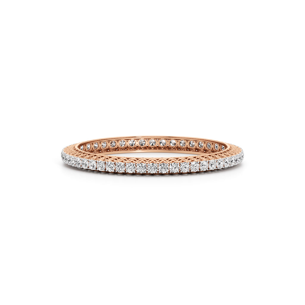 Elysian Halo Diamond Bangle