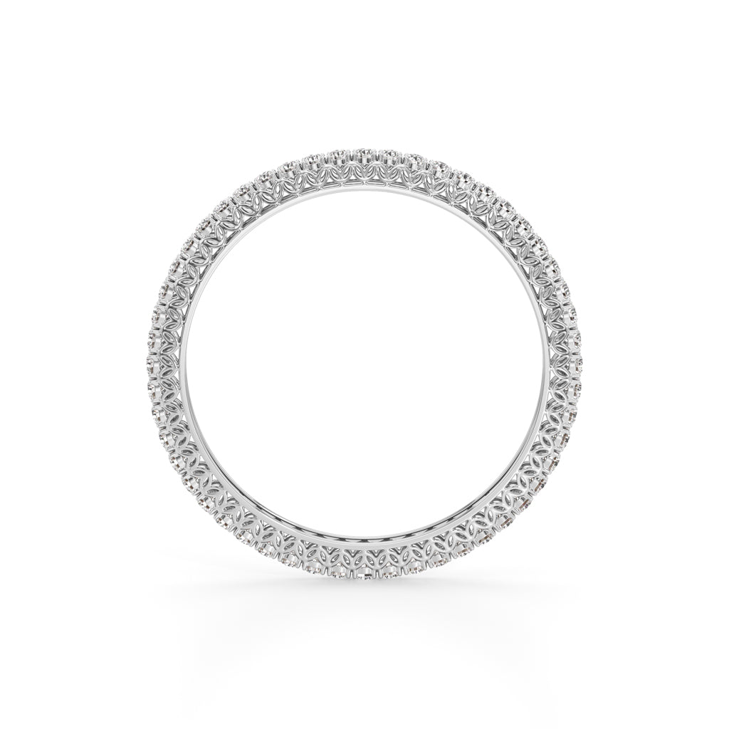 Elysian Halo Diamond Bangle