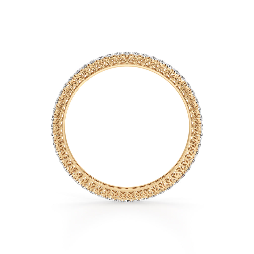 Elysian Halo Diamond Bangle