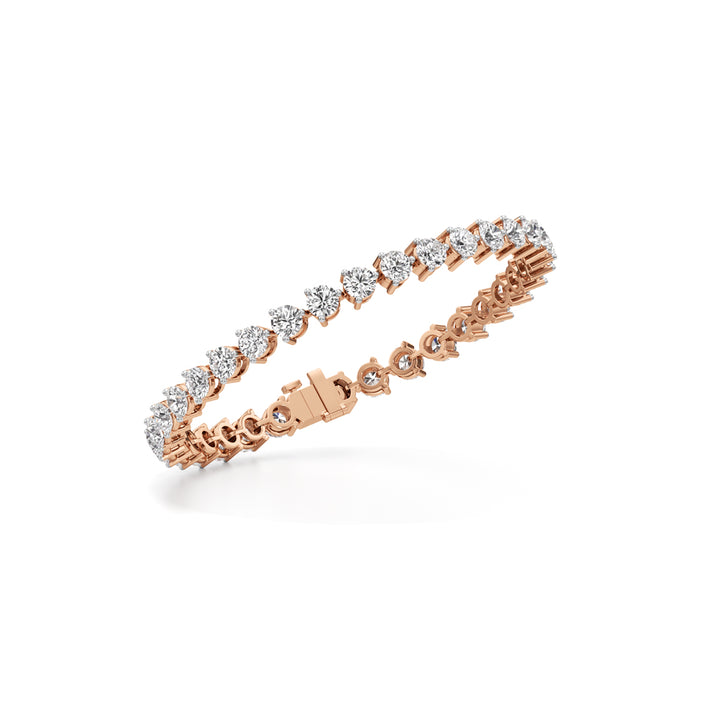 Alura 8Ct Shared Prong Round Tennis Bracelet