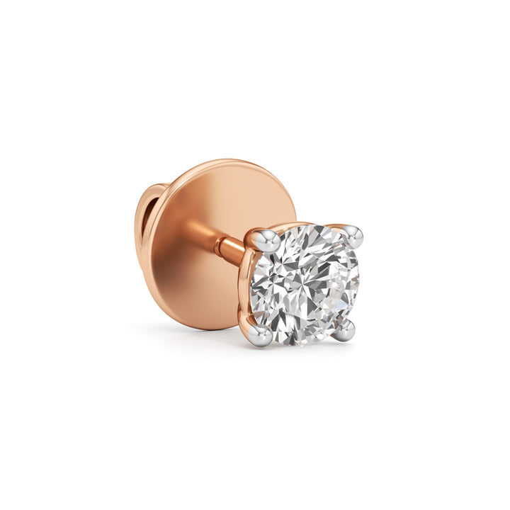 0.50 Ct Round Shape Solitaire Studs Earrings