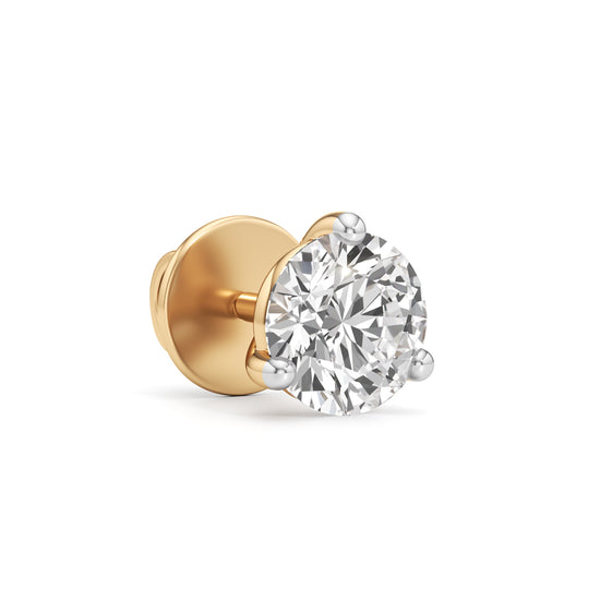 1.5Ct Round Shape Solitaire Studs Earrings