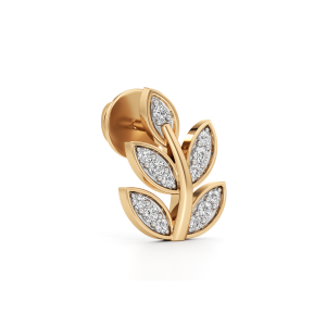 Elora Leaf Diamond Studs