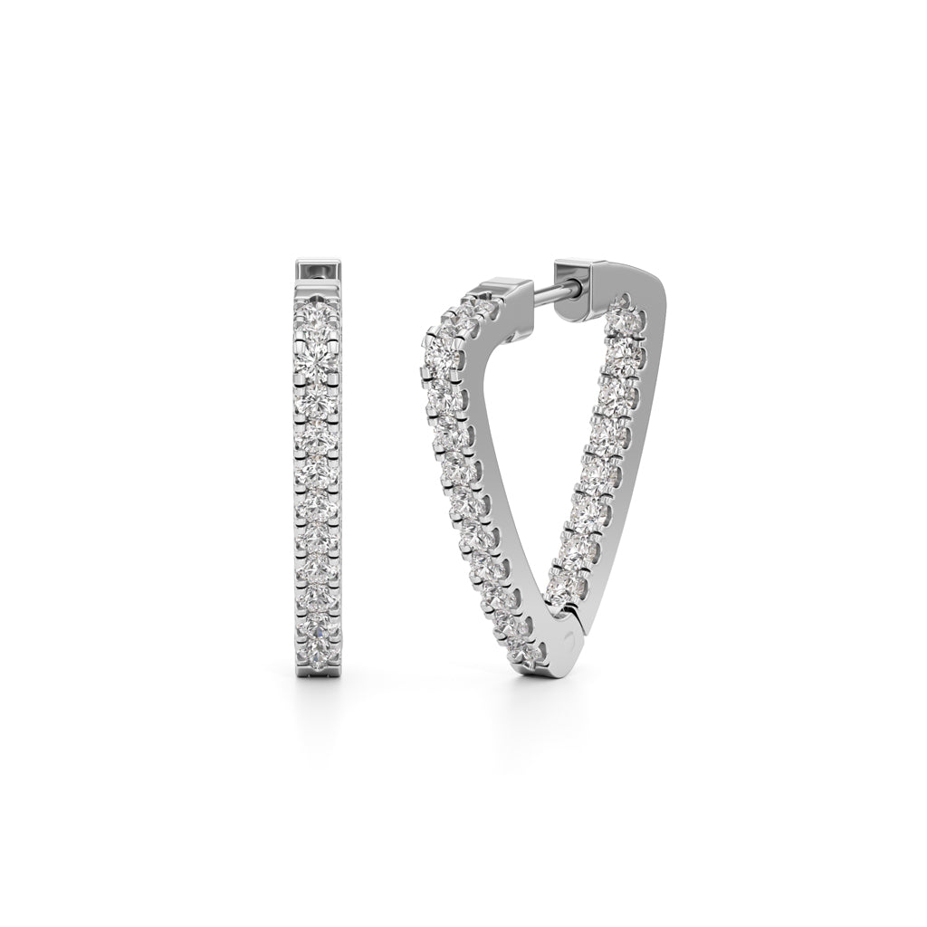 1.5Ct Round Shape Solitaire Studs Earrings