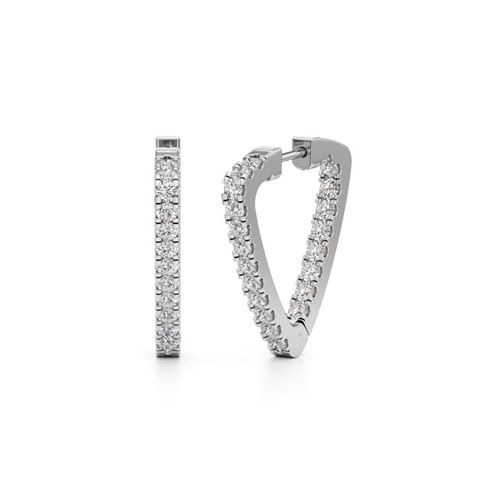 1.5Ct Round Shape Solitaire Studs Earrings