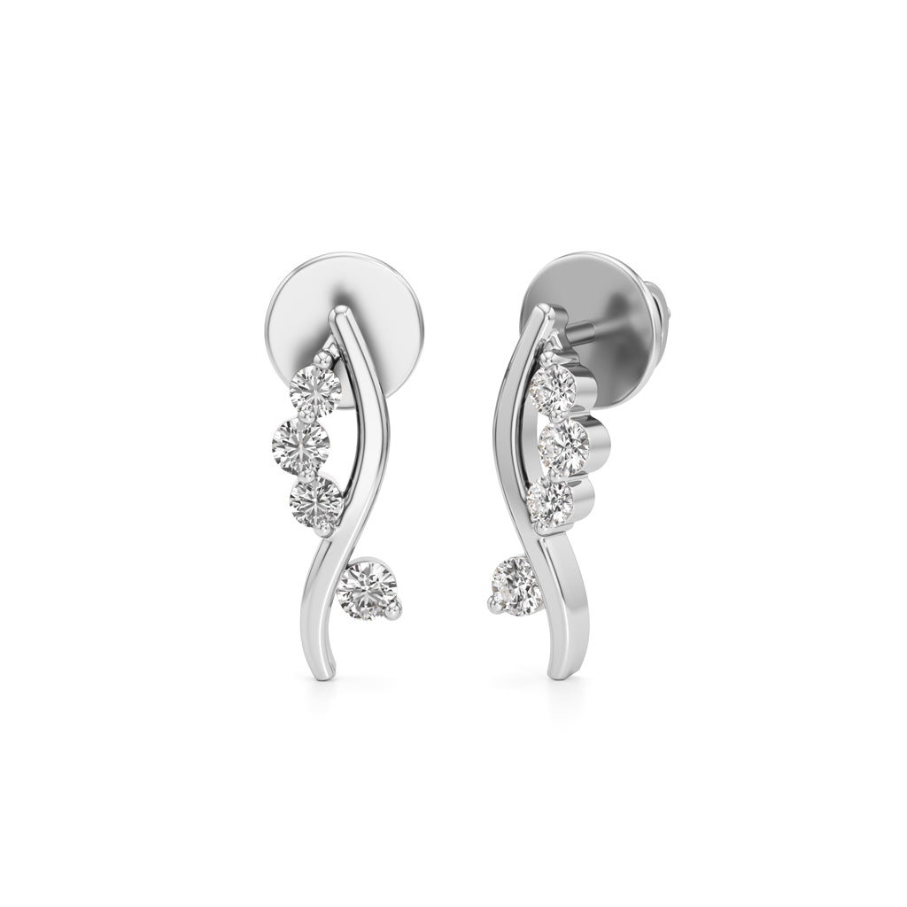 Eternal Glow Round Shape Delicate Earrings