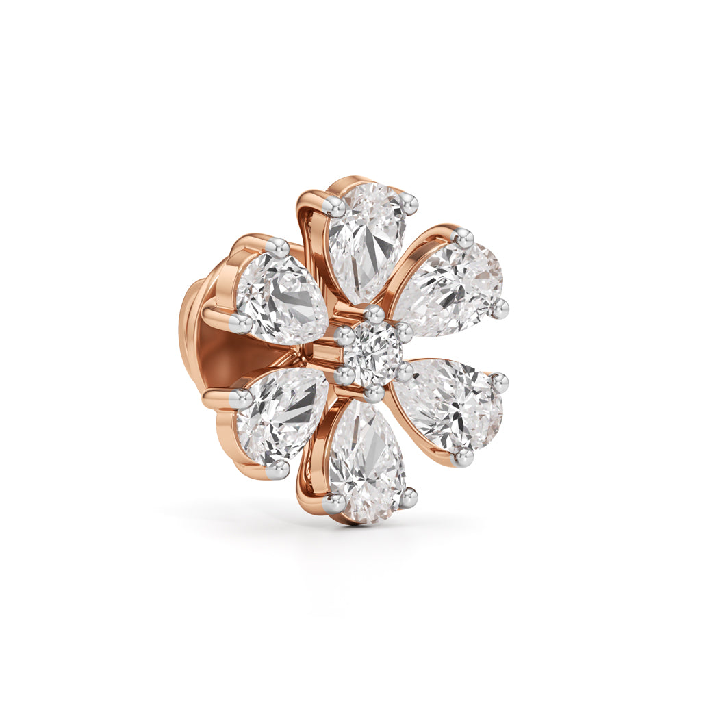 2.25Ct Round Shape,,Fancy Studs Earrings