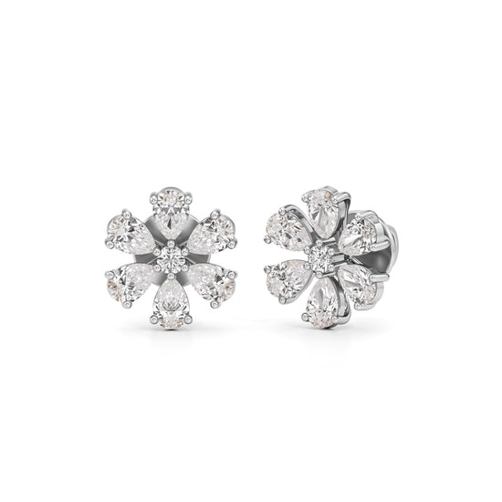 2.25Ct Round Shape,,Fancy Studs Earrings