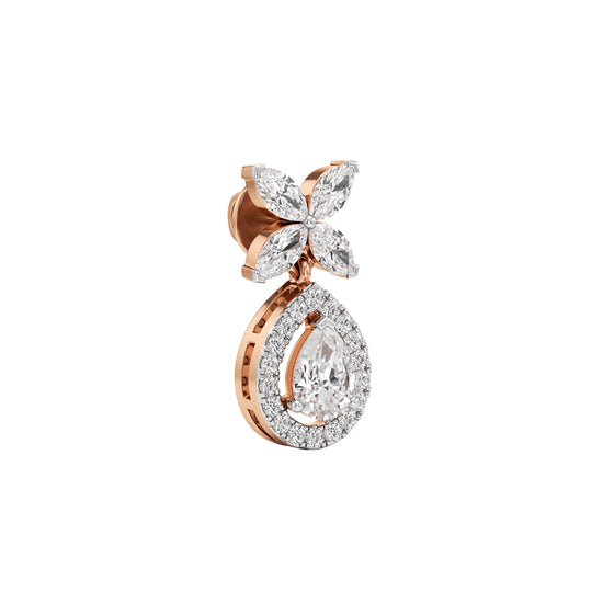2.25Ct Pear Shape Dangles Earrings