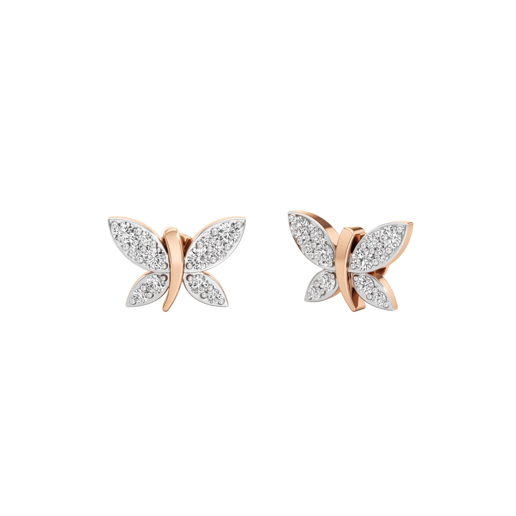 0.5Ct Round Shape Delicate Earrings