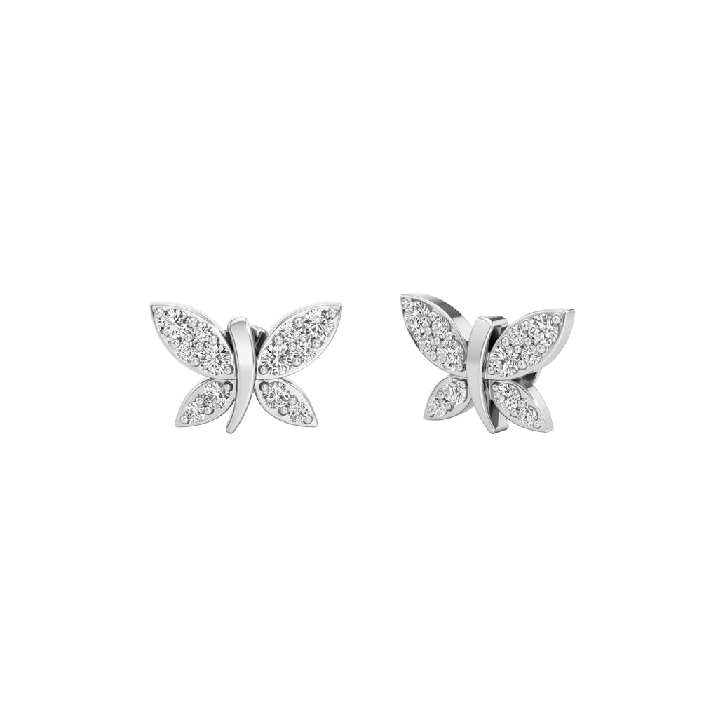 0.5Ct Round Shape Delicate Earrings