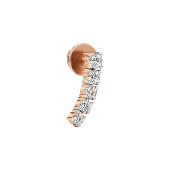 0.5Ct Round Shape,,Fancy Studs Earrings