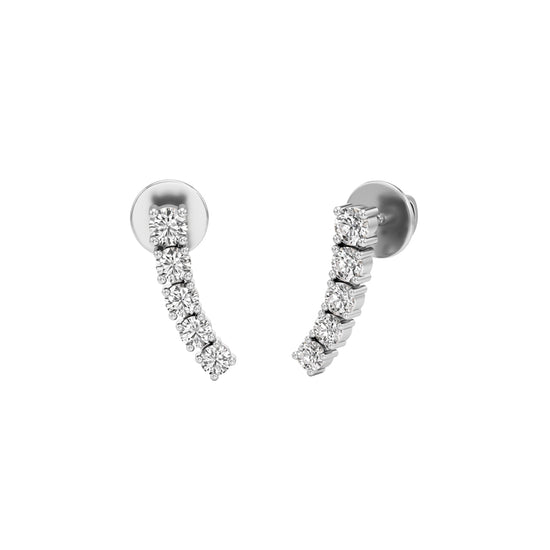 0.5Ct Round Shape,,Fancy Studs Earrings